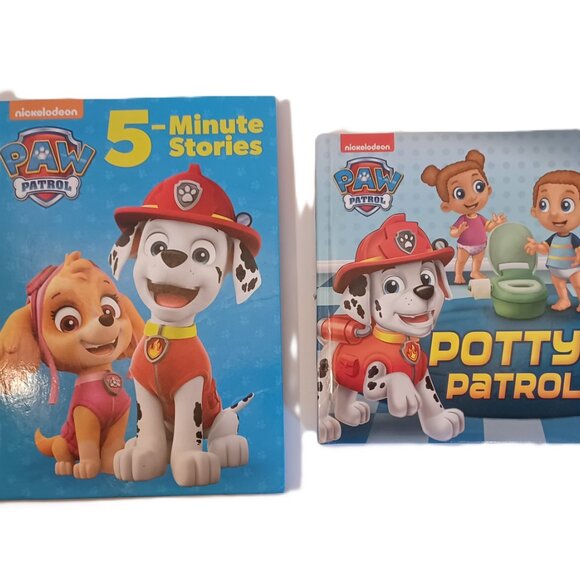 Paw Patrol Book Bundle 5-Minute Stories & Potty Patrol Nickelodeon Books - Picture 2 of 14